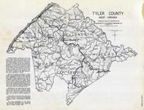 Tyler County - Lincoln, Union, Ellsworth, Meade, Centerville, McElroy, Middlebourne, West Virginia State Atlas 1933